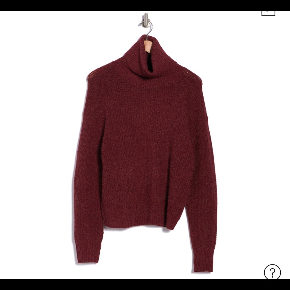 Abound Thermal Turtleneck Sweater In Red SZ L